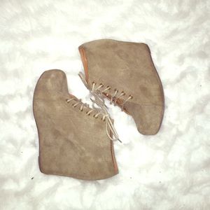 Jeffrey Campbell Lace up Booties